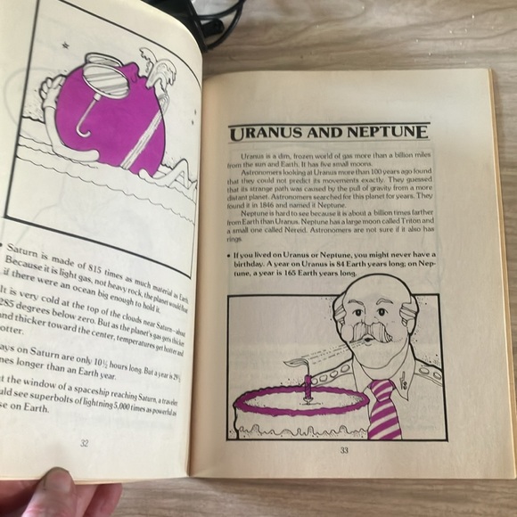 Fun facts about the solar system paperback book, vintage - Picture 9 of 10